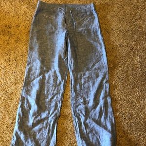 INC International Concepts light blue linen pants